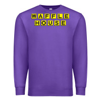 Purple waffle hause Premium Sweatshirt - PixelWave