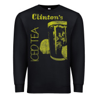 Black Clintons Iced Tea Premium Sweatshirt - PixelWave