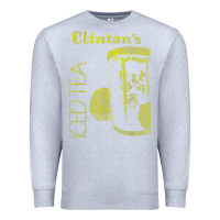 Heather Grey Clintons Iced Tea Premium Sweatshirt - PixelWave