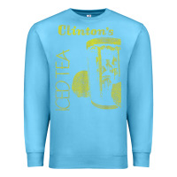 Ocean Blue Clintons Iced Tea Premium Sweatshirt - PixelWave