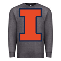 Charcoal Heather illinois fighting illini Premium Sweatshirt - PixelWave