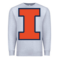 Heather Grey illinois fighting illini Premium Sweatshirt - PixelWave