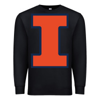 Black illinois fighting illini Premium Sweatshirt - PixelWave