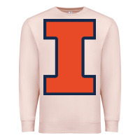 Pale Pink illinois fighting illini Premium Sweatshirt - PixelWave