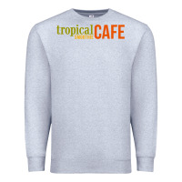 Heather Grey Tropical Smoothie Premium Sweatshirt - PixelWave