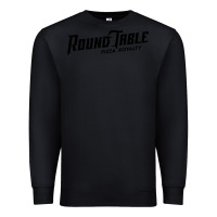 Black resto, round table pizza new Premium Sweatshirt - PixelWave