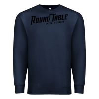 Navy resto, round table pizza new Premium Sweatshirt - PixelWave