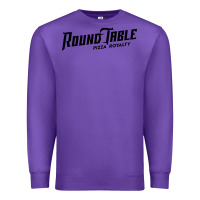 Purple resto, round table pizza new Premium Sweatshirt - PixelWave