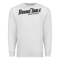 Oatmeal Heather resto, round table pizza new Premium Sweatshirt - PixelWave