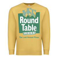 Antique Gold round table pizza Premium Sweatshirt - PixelWave