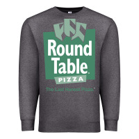 Charcoal Heather round table pizza Premium Sweatshirt - PixelWave