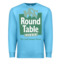 Ocean Blue round table pizza Premium Sweatshirt - PixelWave