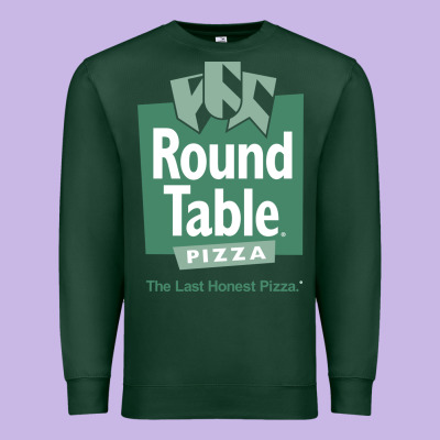 Round Table Pizza Premium Sweatshirt Designed By Pixelwave