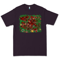 Plum christmas background Premium Tee - RanaPortraitStore