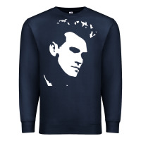 Navy morrissey the smiths Premium Sweatshirt - PixelWave