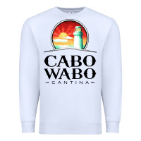 White cabo wabo Premium Sweatshirt - PixelWave