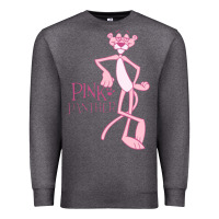 Charcoal Heather pink panther Premium Sweatshirt - PixelWave