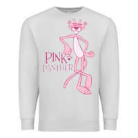 Dove Grey pink panther Premium Sweatshirt - PixelWave
