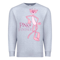 Heather Grey pink panther Premium Sweatshirt - PixelWave