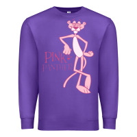 Purple pink panther Premium Sweatshirt - PixelWave