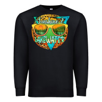 Black sunshine & lakewater Premium Sweatshirt - JahusDesignShop
