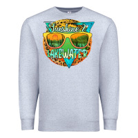 Heather Grey sunshine & lakewater Premium Sweatshirt - JahusDesignShop
