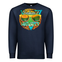 Navy sunshine & lakewater Premium Sweatshirt - JahusDesignShop