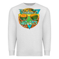 Oatmeal Heather sunshine & lakewater Premium Sweatshirt - JahusDesignShop