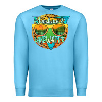Ocean Blue sunshine & lakewater Premium Sweatshirt - JahusDesignShop