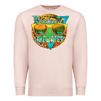 Pale Pink sunshine & lakewater Premium Sweatshirt - JahusDesignShop