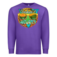 Purple sunshine & lakewater Premium Sweatshirt - JahusDesignShop