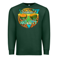 Sports Green sunshine & lakewater Premium Sweatshirt - JahusDesignShop