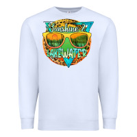 White sunshine & lakewater Premium Sweatshirt - JahusDesignShop