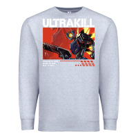 Heather Grey the merch ultrakill 1 Premium Sweatshirt - PixelWave