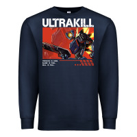 Navy the merch ultrakill 1 Premium Sweatshirt - PixelWave