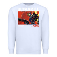 White the merch ultrakill 1 Premium Sweatshirt - PixelWave