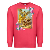 Cardinal St Michael the Archangel - Protector Catholic Church Angel Premium Sweatshirt - PixelWave