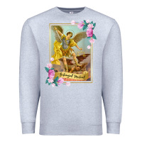 St Michael The Archangel - Protector Catholic Church Angel Premium Sweatshirt | Teevron