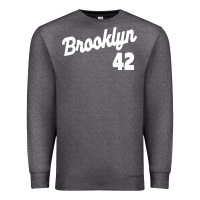 Charcoal Heather brooklyn 42 Premium Sweatshirt - PixelWave