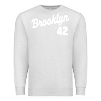 Oatmeal Heather brooklyn 42 Premium Sweatshirt - PixelWave