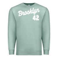 Seafoam brooklyn 42 Premium Sweatshirt - PixelWave