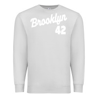 Dove Grey brooklyn 42 Premium Sweatshirt - PixelWave