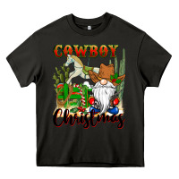 Asphalt cowboy christmas gnome Heavy Core Tee - CowGirlArtShop