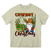 Mossy cowboy christmas gnome Heavy Core Tee - CowGirlArtShop