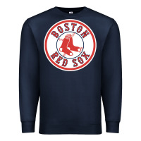 Navy Boston R e d S o x Premium Sweatshirt - Craftify