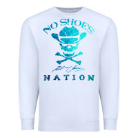 White kenny chesney no shoes nation Premium Sweatshirt - Craftify