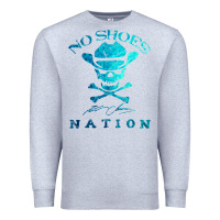 Heather Grey kenny chesney no shoes nation Premium Sweatshirt - Craftify