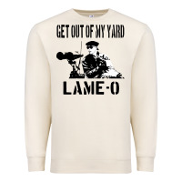 Sandshell get out of my yard lame o the burbs quote the burbs Premium Sweatshirt - Craftify