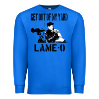 True Royal get out of my yard lame o the burbs quote the burbs Premium Sweatshirt - Craftify