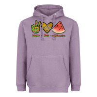 Lavender peace love watermelon Heavyweight Hoodie - JahusDesignShop